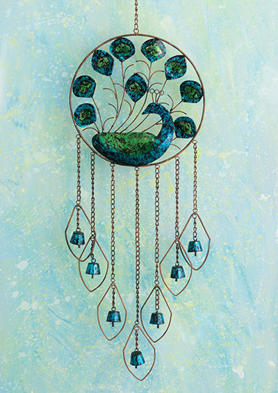 Peacock Wind Chime